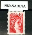 Sellos de Europa - Francia -  1980