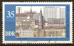 Stamps Germany -  1000 años en Weimar: 975-1975-DDR.