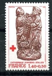 Stamps : Europe : France :  1980 CRUZ ROJA