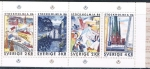Stamps Sweden -  CARNET STOCHOLMIA'86 (III GRUPO). PINTURAS DEL VIEJO ESTOCOLMO