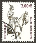 Stamps : Europe : Germany :  Monumentos y curiosidades. El caballero de Bamberg.