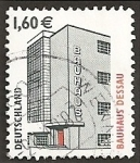 Stamps : Europe : Germany :  Monumentos y curiosidades. Bauhaus, en Dessau.