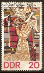 Stamps Germany -  25a Aniv de la ciudad Eisenhütten-DDR.