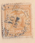 Sellos de America - Ecuador -  Escudo Ed 1898