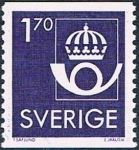 Stamps Sweden -  SERIE BÁSICA. CORNETA POSTAL