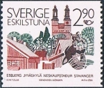 Stamps Sweden -  COOPERACIÓN NÓRDICA NORDEN'86. CIUDADES HERMANAS. ESKILSTUNA