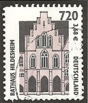 Stamps : Europe : Germany :  Monumentos y curiosidades. Ayuntamiento de Hildesheim.