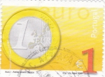 Stamps Portugal -  Moneda de  1 €