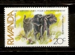 Stamps Rwanda -  ELEFANTES