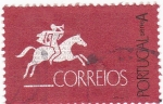 Sellos de Europa - Portugal -  correo a caballo