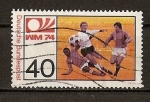 Stamps Germany -  RFA - Copa Mundial de Futbol.