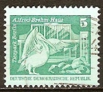 Stamps Germany -  Zoológico de Berlín,casa Alfred Brehm,Berlín-DDR.