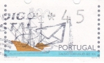 Sellos de Europa - Portugal -  galeon portugues s. XVI