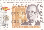 Stamps Spain -  150 aniversario primer sello español