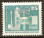Sellos de Europa - Alemania -  Torre de televisión,plaza Alejandro en Berlín-DDR.