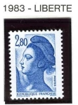 Stamps : Europe : France :  1983