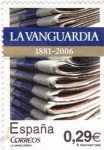 Stamps Spain -  periodicos de España-LA VANGUARDIA