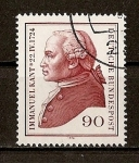 Stamps Germany -  RFA - 250 Aniversario del nacimiento de Emmanuel Kant.
