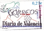 Stamps Spain -  periodicos de España-DIARIO DE  VALENCIA