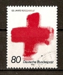 Stamps Germany -  RFA - 125 Aniversario de la Cruz Roja.