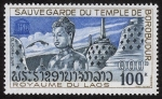 Stamps : Asia : Laos :  INDONESIA - Conjunto de Borobudur