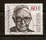 Stamps Germany -  RFA - Centenario del nacimiento de Karl Barth.