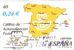 Stamps Spain -  centros de automatizacion postal