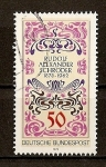 Stamps Germany -  RFA - Centenario del nacimiento de Rudolf Alexander Schroder.