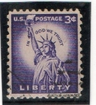Stamps : America : United_States :  Estatua de la libertad