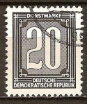 Stamps Germany -  Marca de servicio-DDR.