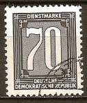 Stamps Germany -  Marca de servicio-DDR.