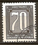 Sellos de Europa - Alemania -  Marca de servicio-DDR.