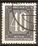 Stamps Germany -  Marca de servicio-DDR.