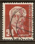 Stamps Germany -  Presidente Wilhelm Pieck(DDR).