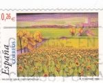 Stamps Spain -  pintura- paisajes
