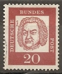 Sellos de Europa - Alemania -  Johann Sebastian Bach. 1685-1750 (compositor)