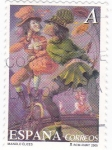 Stamps Spain -  pintura-el circo