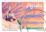 Stamps Spain -  correspondencia epistolar.-comics infantiles