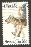Stamps United States -  1250 - perro guía