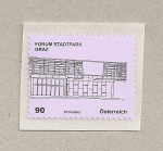 Stamps Austria -  Forum del parque de la ciudad, Graz