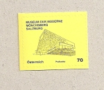 Stamps Austria -  Museo moderno, Salzburgo