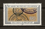 Stamps Germany -  RFA - 150 Aniversario de la Union de Aduanas Alemana.