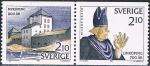 Stamps : Europe : Sweden :  CIUDADES MEDIEVALES