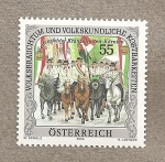 Stamps Austria -  Etnografía popular