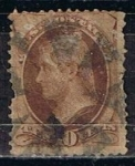 Stamps United States -  Scott  209 Jefferson