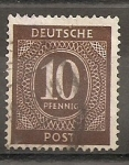 Stamps : Europe : Germany :  Ocupación Americana, Inglesa y Soviética.