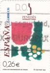 Stamps Spain -  vinos con denominación de origen- PENEDES