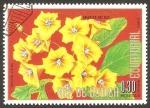 Sellos de Africa - Guinea Ecuatorial -  flor cordia lutea