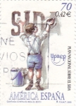 Stamps Spain -  campaña contra el sida