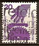 Stamps Germany -   Prevención de Accidentes-Maquinaria sin protección.